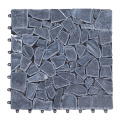 Outdoor Decorative Deck Tile Interlocking Snap System Slate Stone Tile